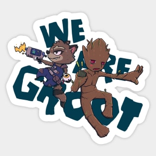 We are Groot! Sticker